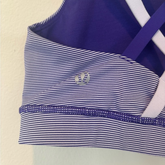Lululemon Athletica Energy Purple Sports Bra 6 - Picture 3 of 4
